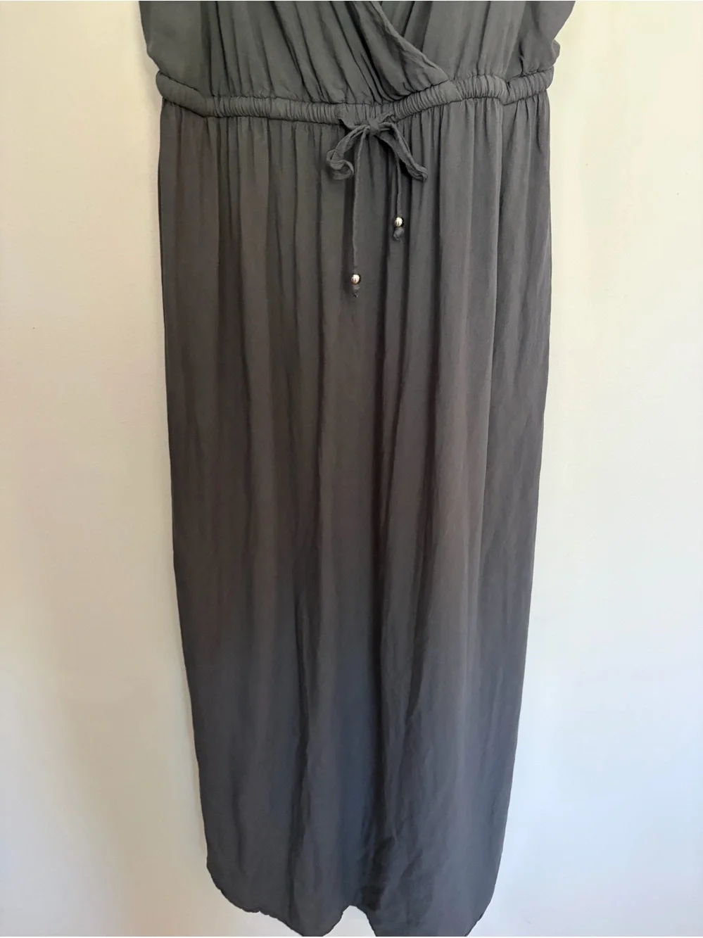 Swimsuits For All Tenley Cover Up Maxi Dress Woman 14/16 Dark Gray Side Slits